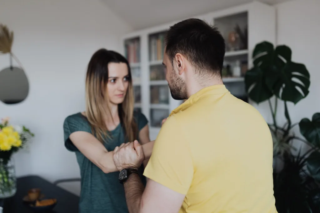 Physical Confrontation Between a Couple. You get a fresh start when you leave abusive situations to rebuild your relationship, set healthy boundaries and are honest.