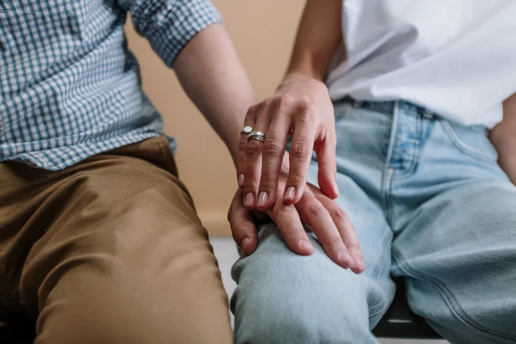 Photo Of People's Hands. If he focuses only on the physical, it could mean red flags as he just wants sex over emotional intimacy.