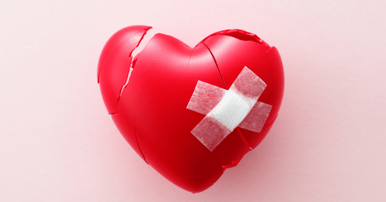 A heart broken from dealing with infidelity in marriage.